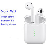 V8 TWS Bluetooth  Earbuds